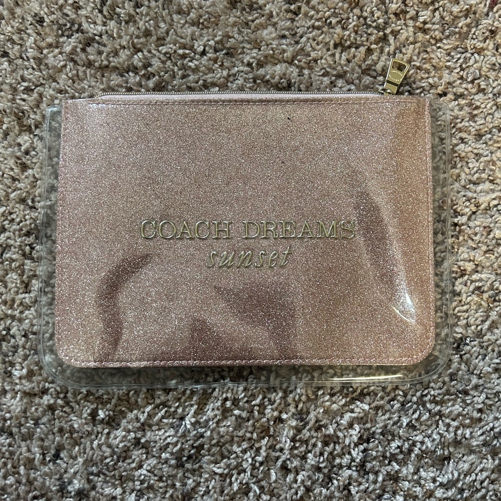 Coach makeup bag